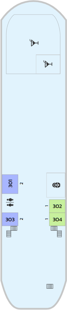 Схема палубы