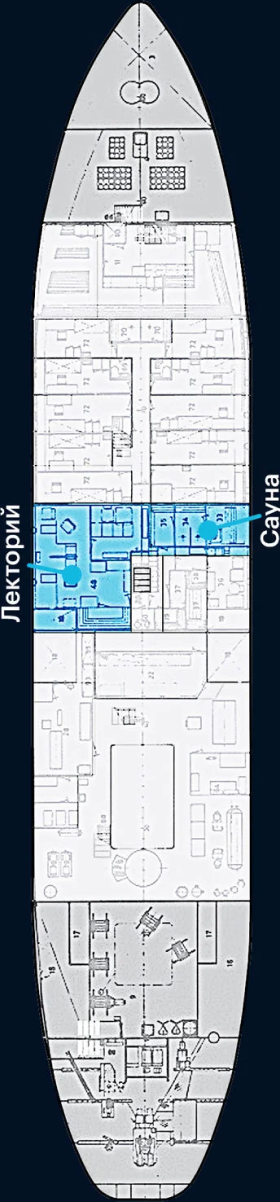 Схема палубы