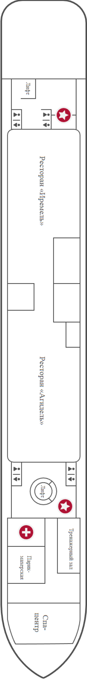 Схема палубы