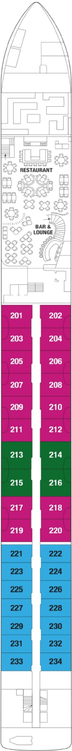 Схема палубы