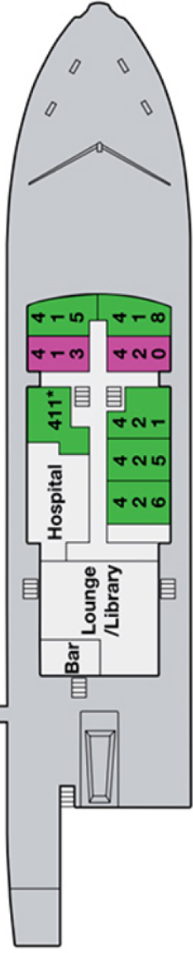 Схема палубы