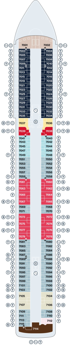 Схема палубы