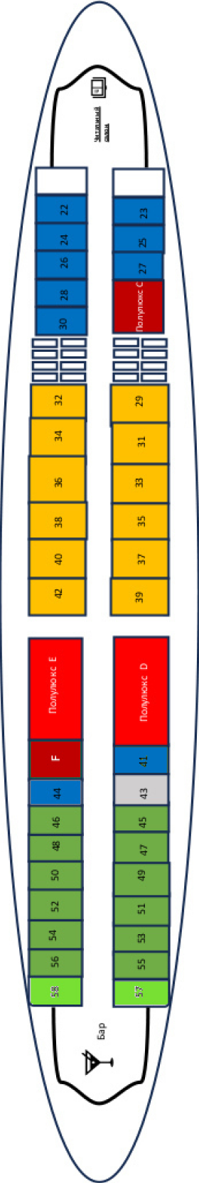 Схема палубы