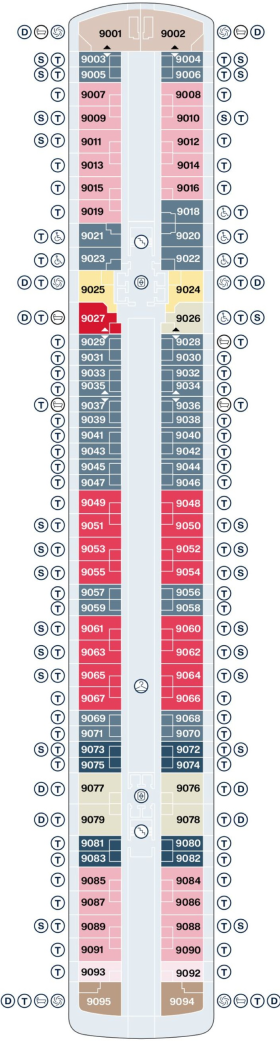 Схема палубы