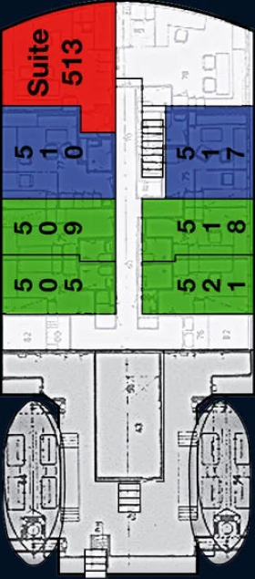 Схема палубы