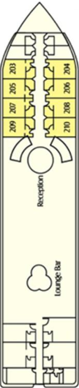 Схема палубы