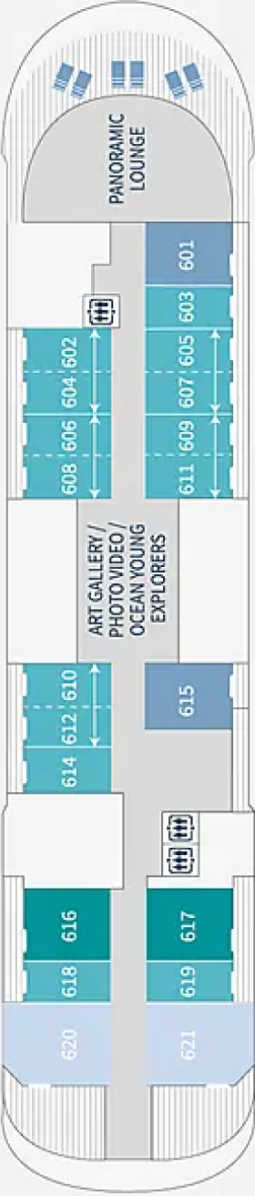 Схема палубы