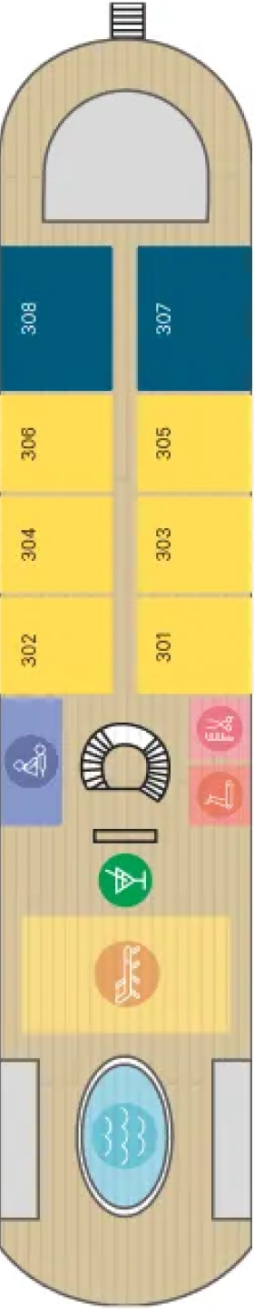 Схема палубы