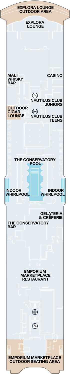 Схема палубы