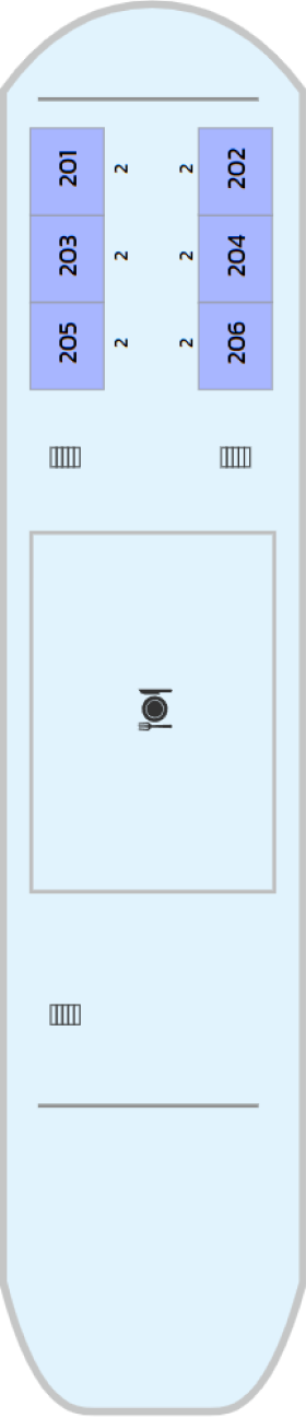 Схема палубы