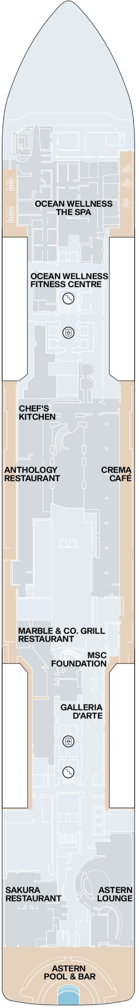 Схема палубы