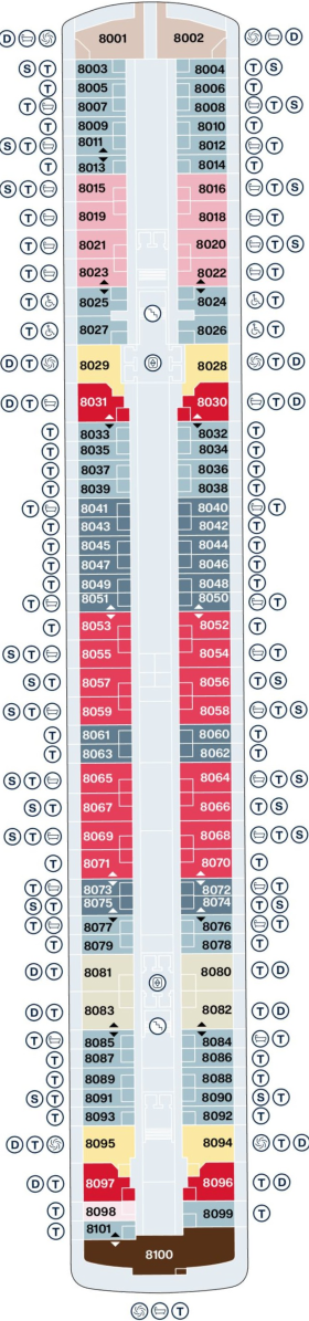 Схема палубы