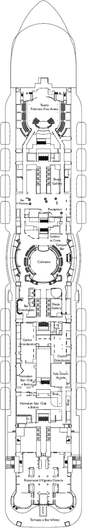 Схема палубы