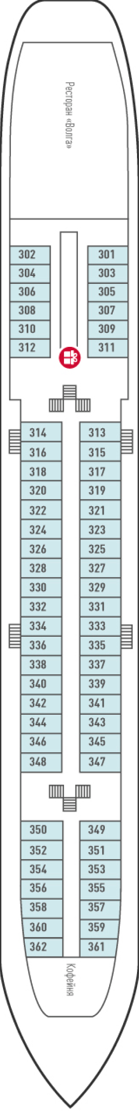 Схема палубы