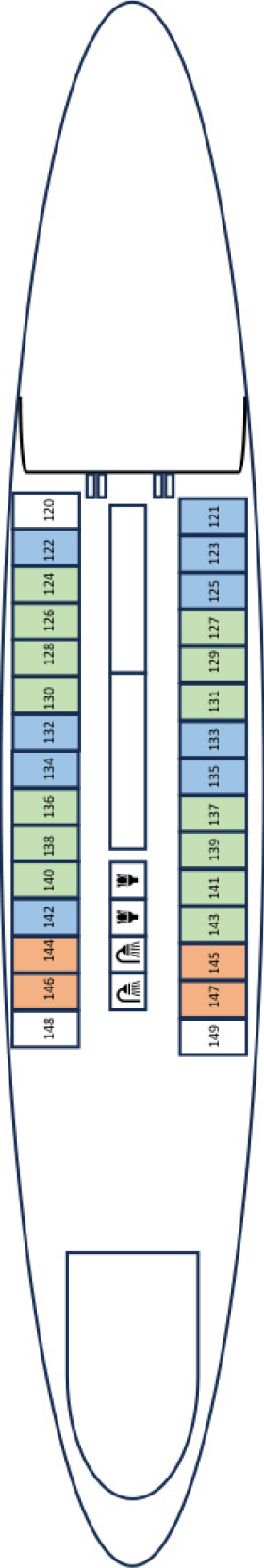 Схема палубы