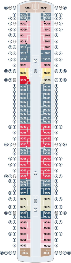 Схема палубы