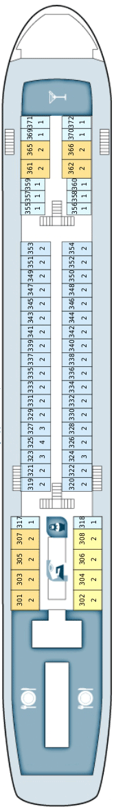 Схема палубы