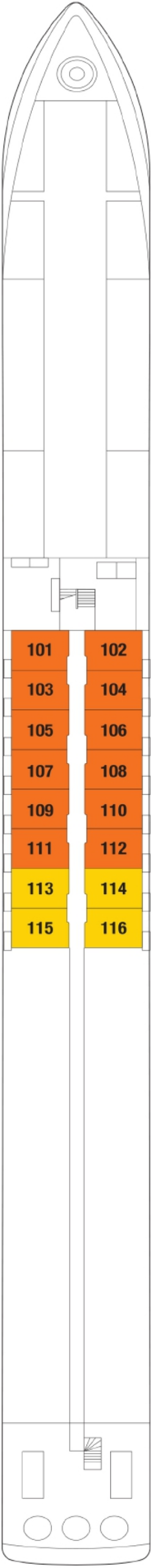 Схема палубы