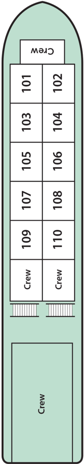 Схема палубы