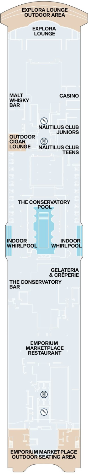 Схема палубы