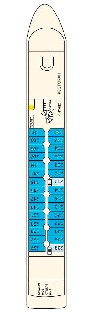 Схема палубы