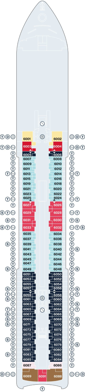 Схема палубы