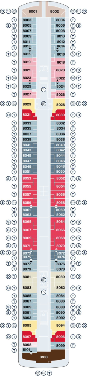 Схема палубы