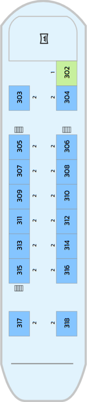 Схема палубы