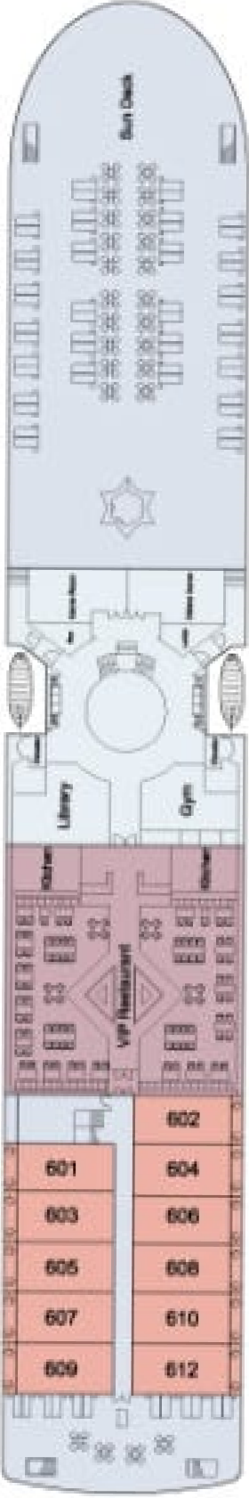 Схема палубы