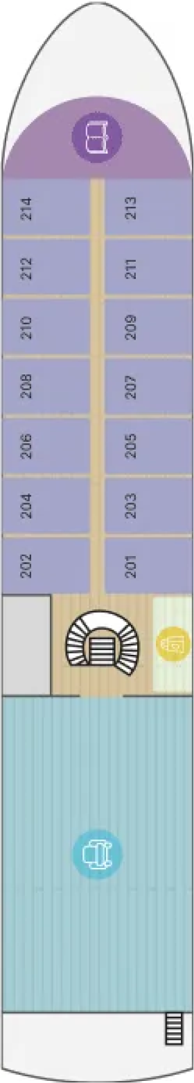 Схема палубы