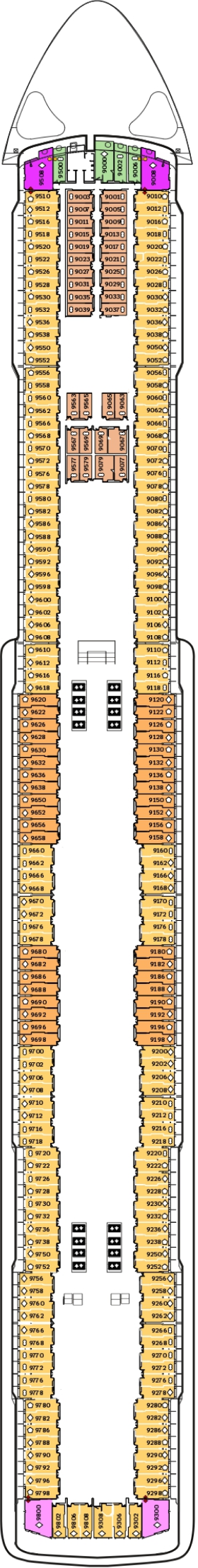 Схема палубы